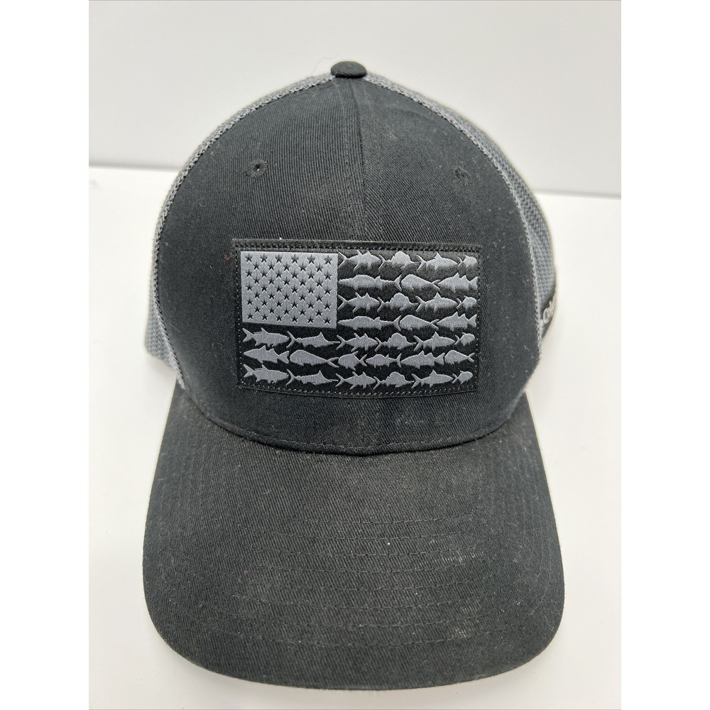 Columbia Hat Cap Fitted Mens Fishing L/XL Mesh PFG Beach Outdoor Sport Surfing